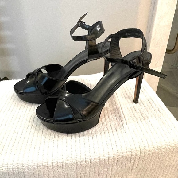 Stuart Weitzman Platform Heels, Size 6.5, Black - Picture 3 of 7